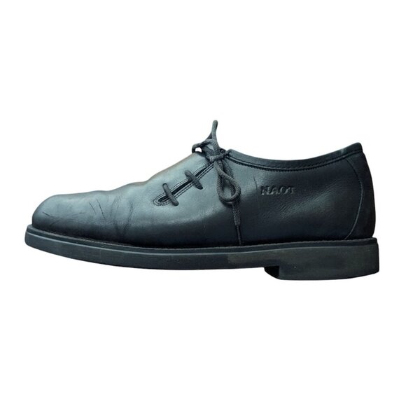 NAOT Side Lace Tie Oxford Loafer Leather Round Toe Shoe Preppy Academia Normcore - Picture 1 of 12